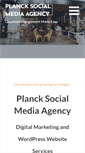 Mobile Screenshot of planckmedia.com